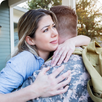 Service members and their families report fears for their safety, which can increase feelings of stress, anxiety, and depression.<sup>18</sup>